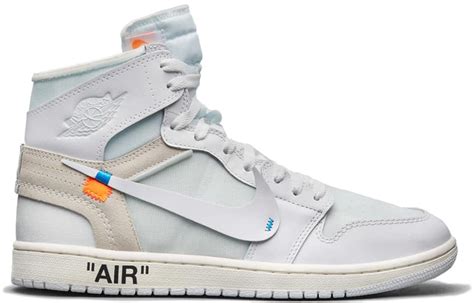 jordan 1 x off white.